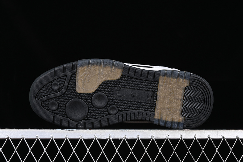 OFF-WHITE Out Of Office leather sneakers