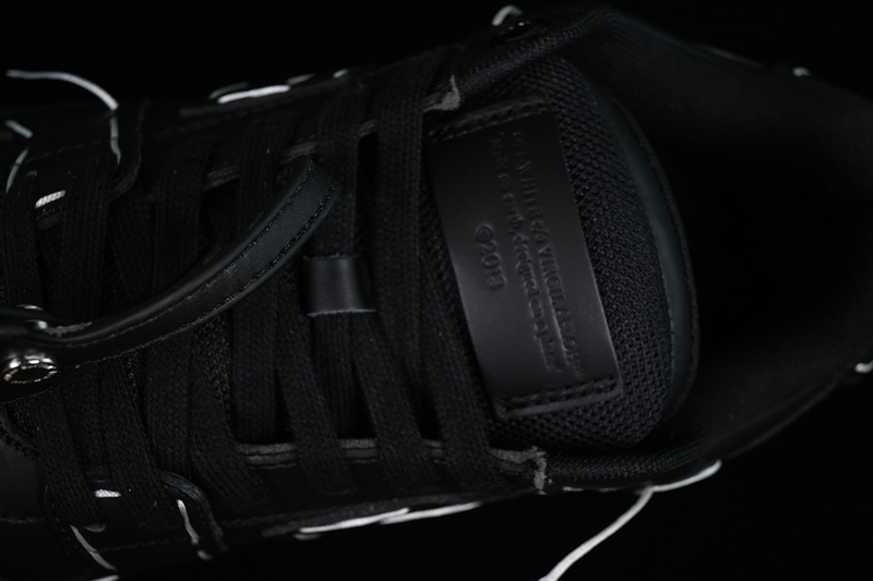 OFF-WHITE Out Of Office leather sneakers