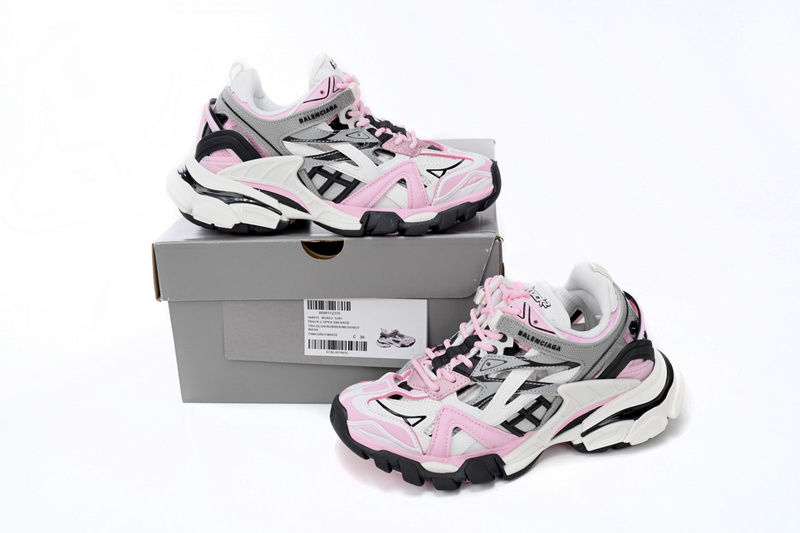 Balenciaga Track 2 Sneaker Pink White 568615 W3AE2 5291