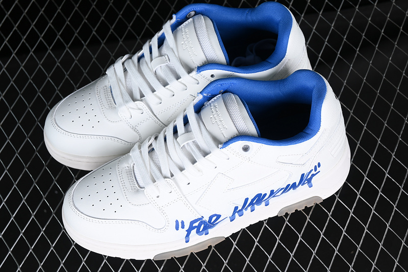 OFF-WHITE Out Of Office leather sneakers