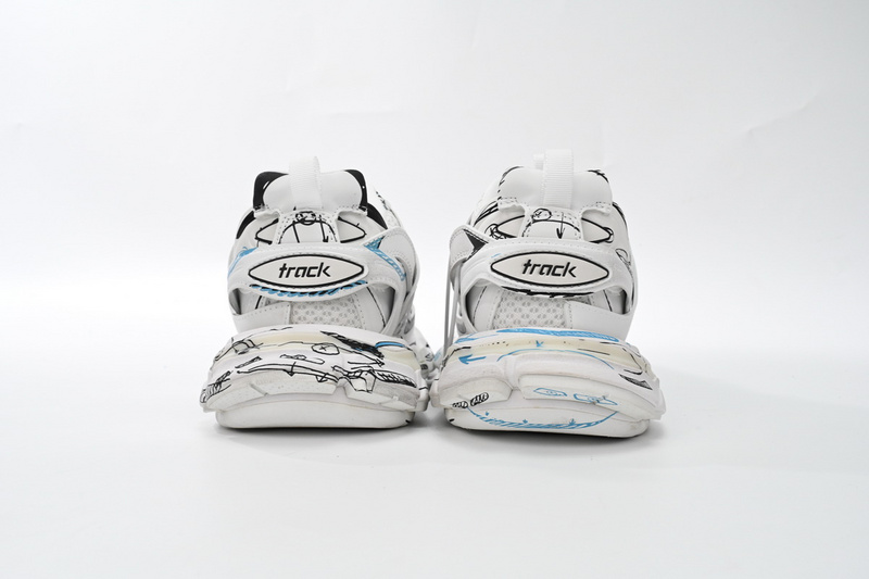 Balenciaga Tess S.Black Graffiti Art 542436 W3SRA 9014