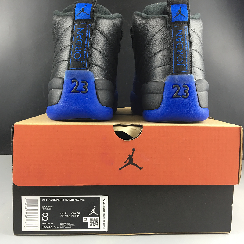 Air Jordan 12 Black Game Royal 130690-014