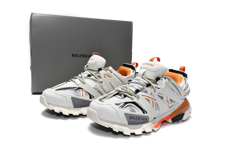 Balenciaga Tess S. White Orange Black 542436 W1GB1 9059