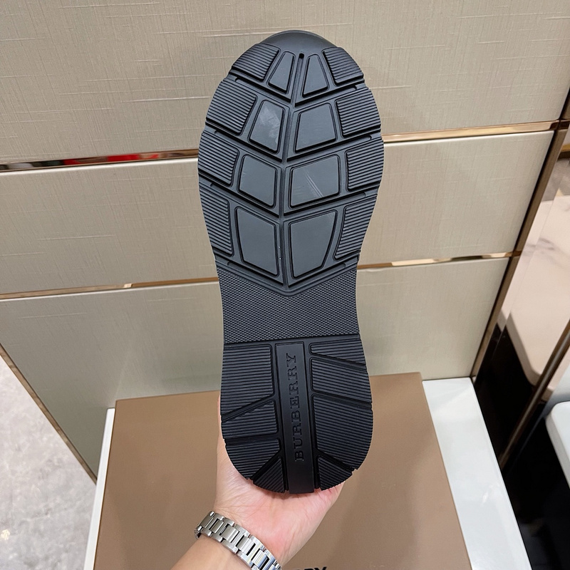 Burberry Vintage Check, Leather and Mesh Sneakers