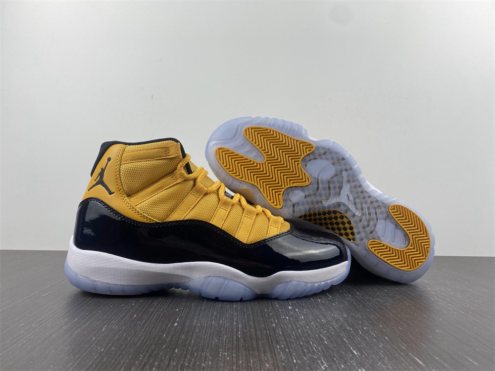Air Jordan 11 Retro Black Yellow CT8012-118