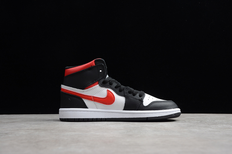 AIR JORDAN 1 BLACK WHITE GYM RED KID-555088-061