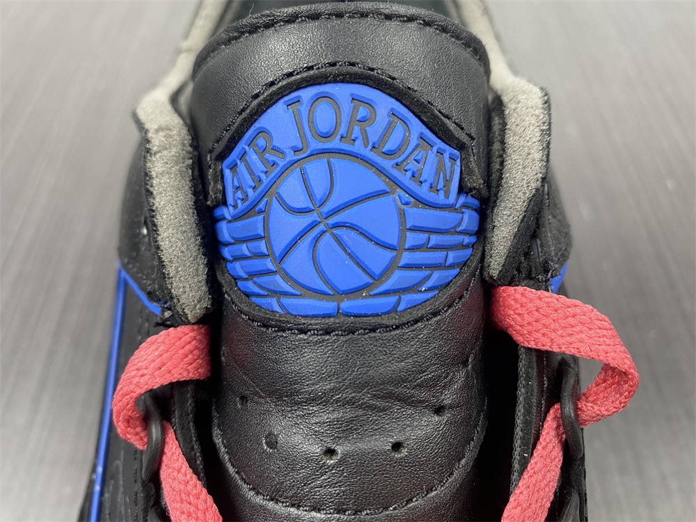 Off White Air Jordan 2 Black Blue DJ4375-004