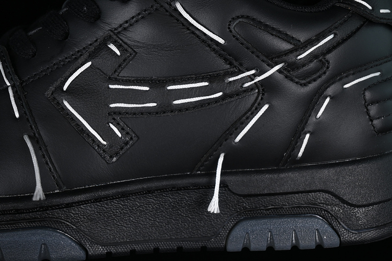 OFF-WHITE Out Of Office leather sneakers