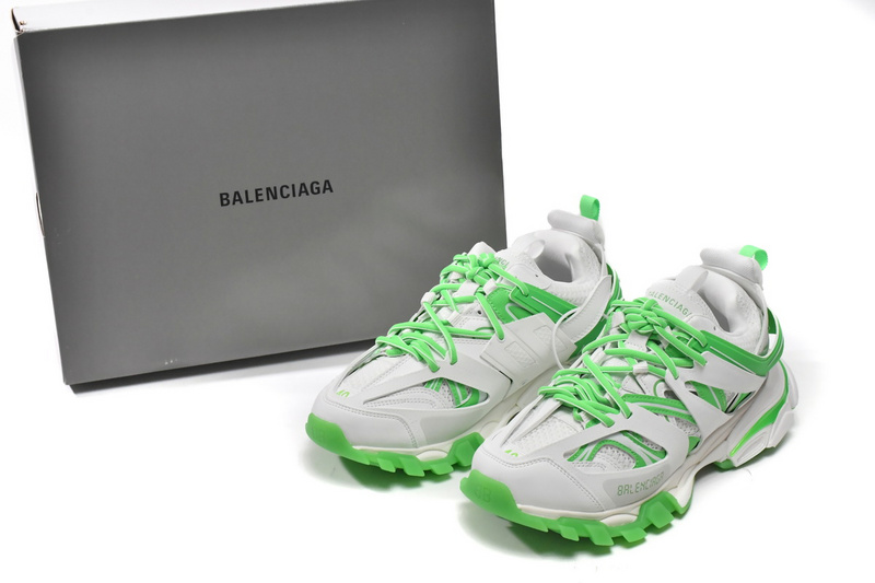 Balenciaga Tess S. White Green 542023 W3HL1 9535
