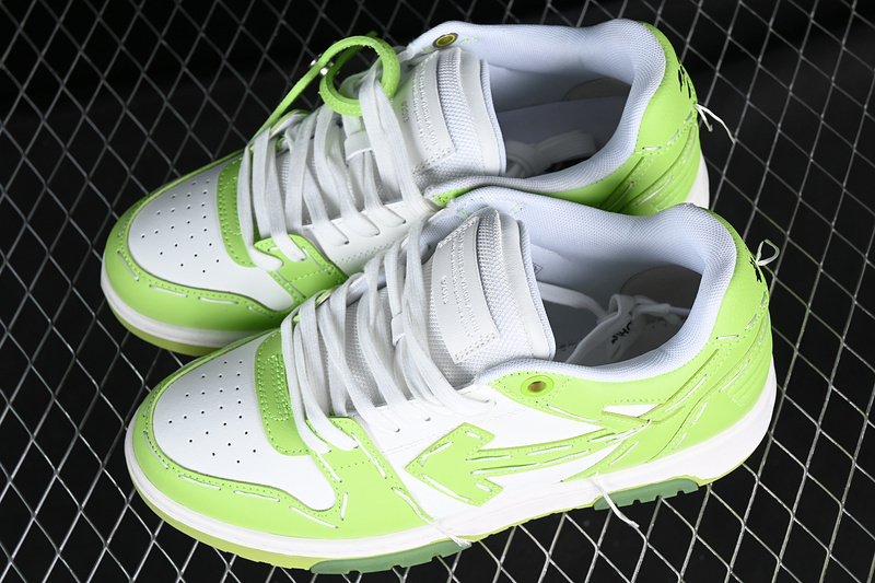 OFF-WHITE Out Of Office leather sneakers