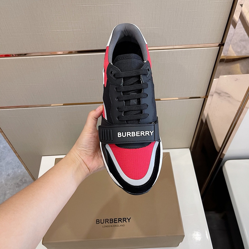 Burberry Vintage Check, Leather and Mesh Sneakers