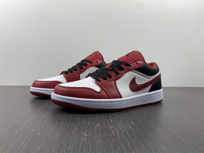Air Jordan 1 Low 'Gym Red and Black'  553558-163