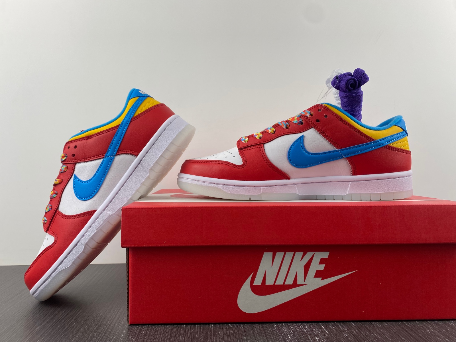 LeBron James x Nike Dunk Low Fruity Pebbles DH8009-600
