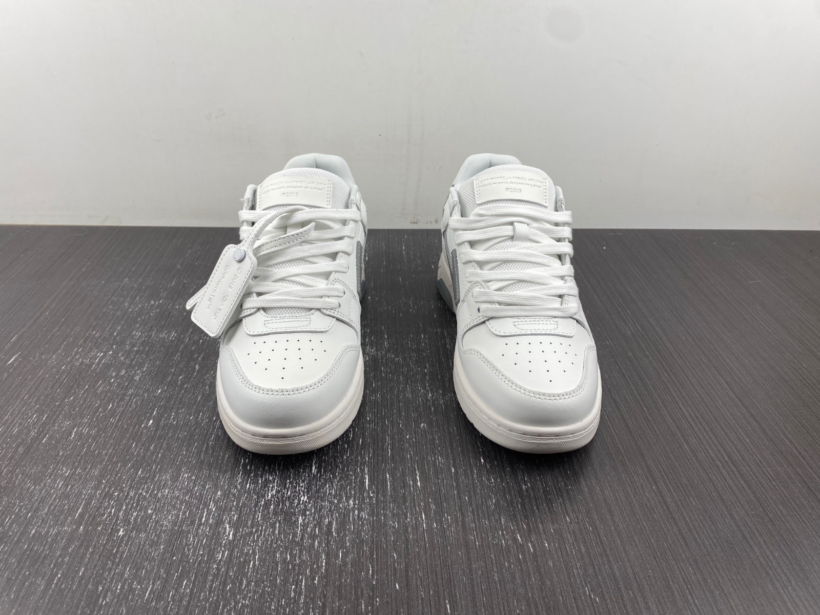 OFF-WHITE Out Of Office leather sneakers