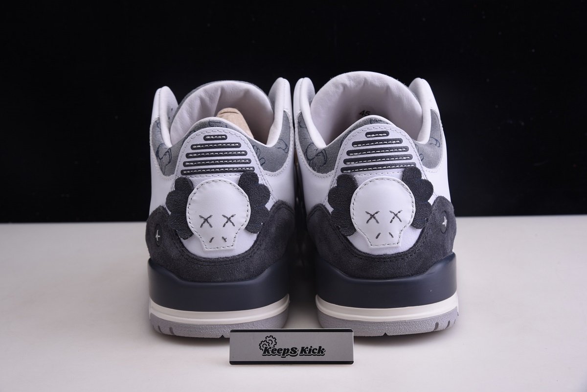 KAWS x Air Jordan 3 Company Grey