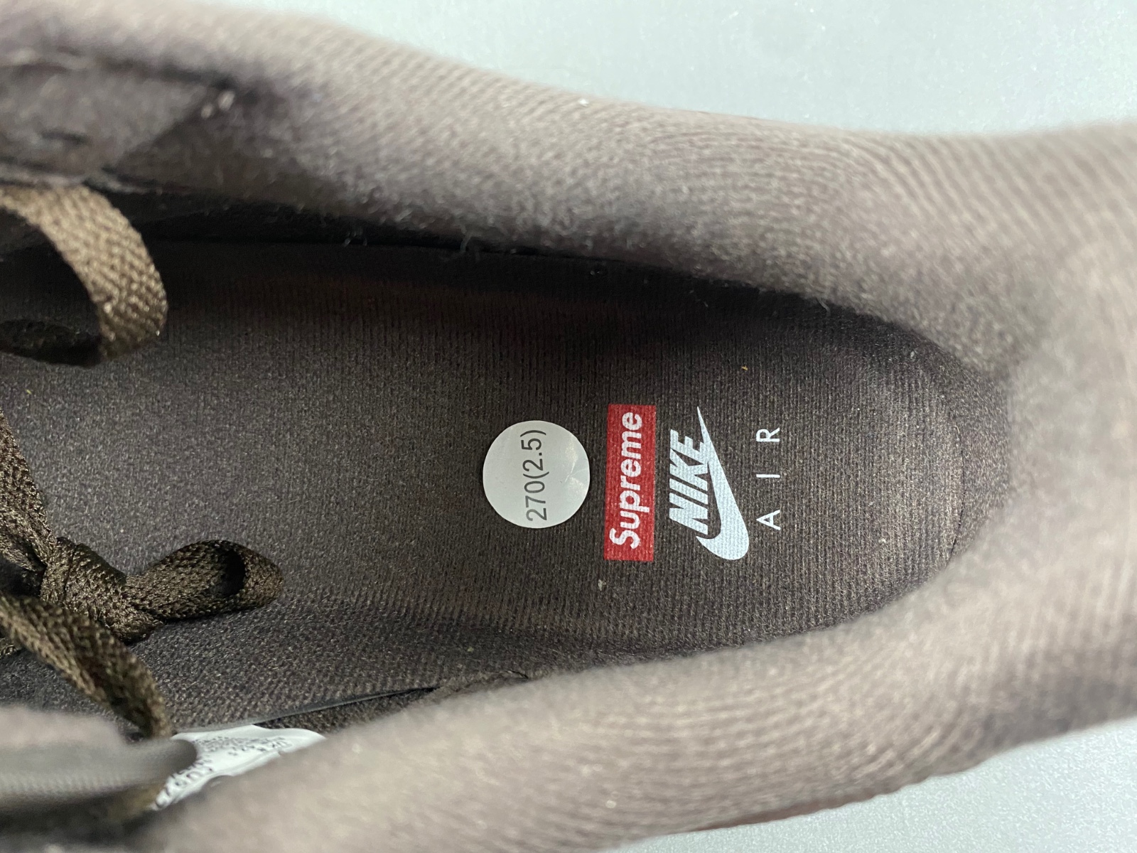 Supreme x Nike Air Force 1 Low “Baroque Brown”