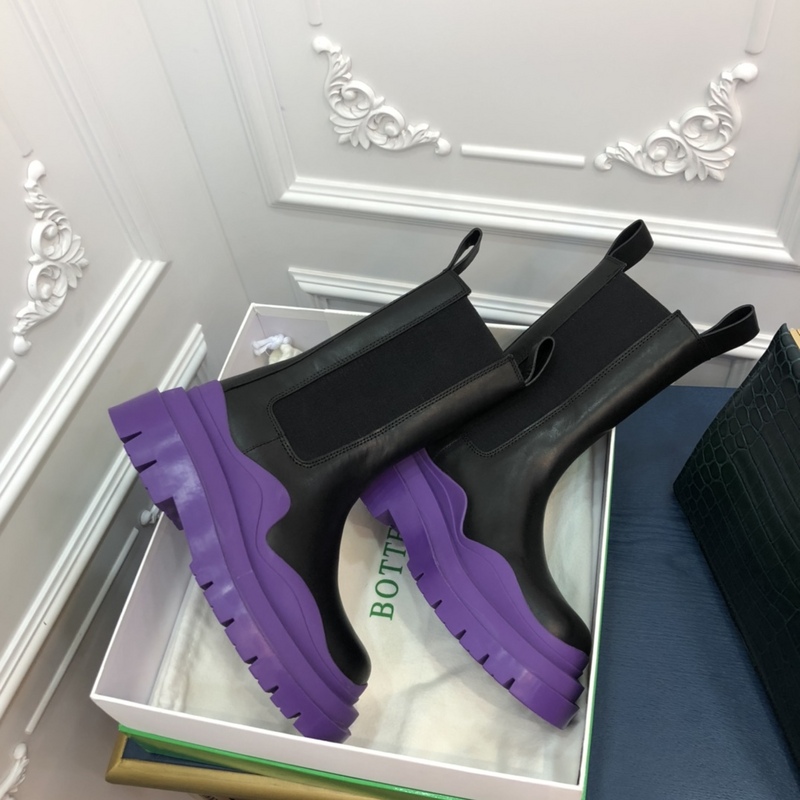 Bottega Veneta Tire Leather Ankle boots