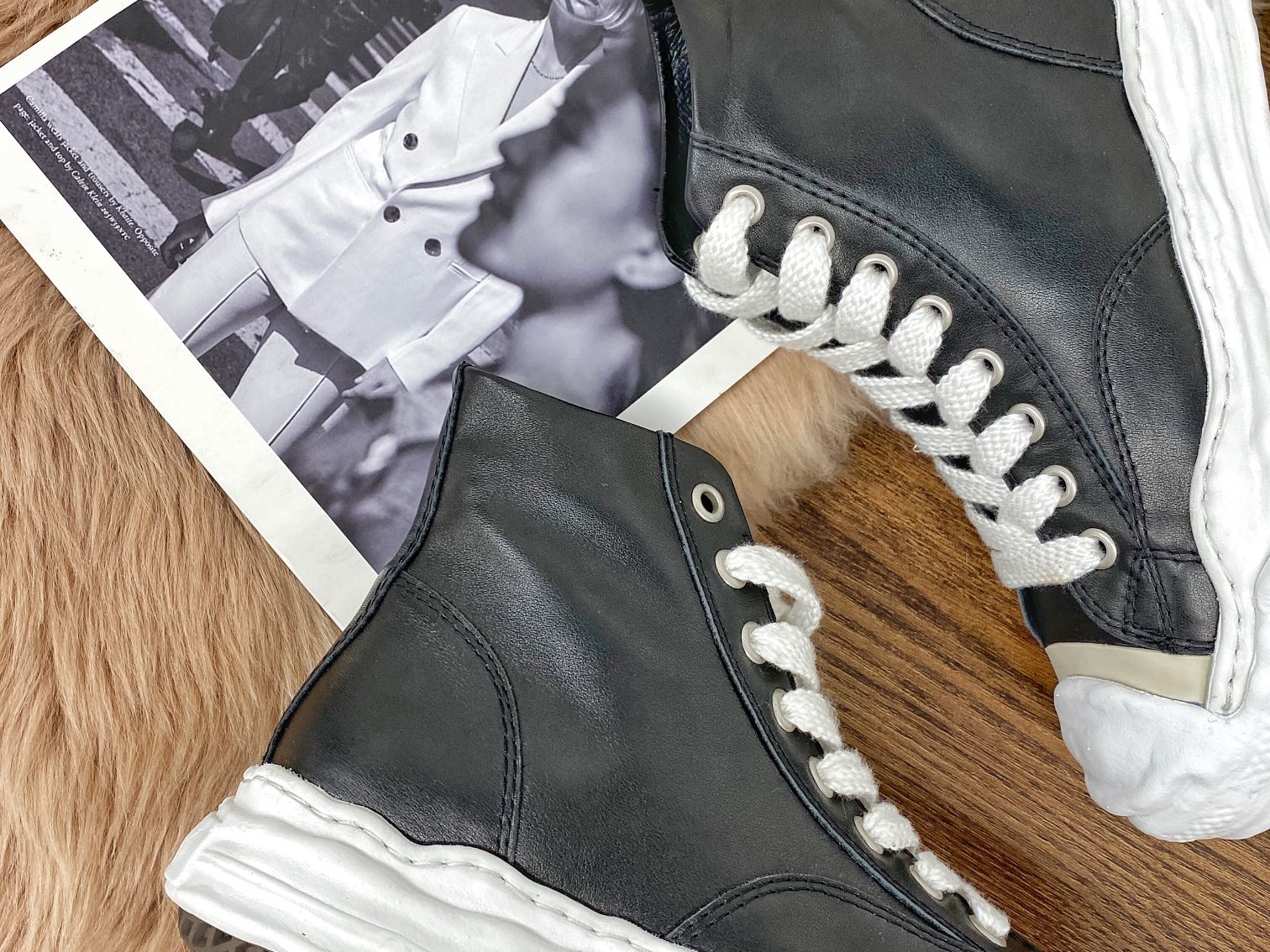 Maison Mihara Yasuhiro High-Top Sneakers MMY-003