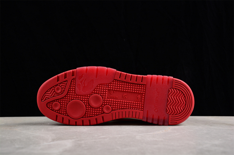 OFF-WHITE Out Of Office leather sneakers