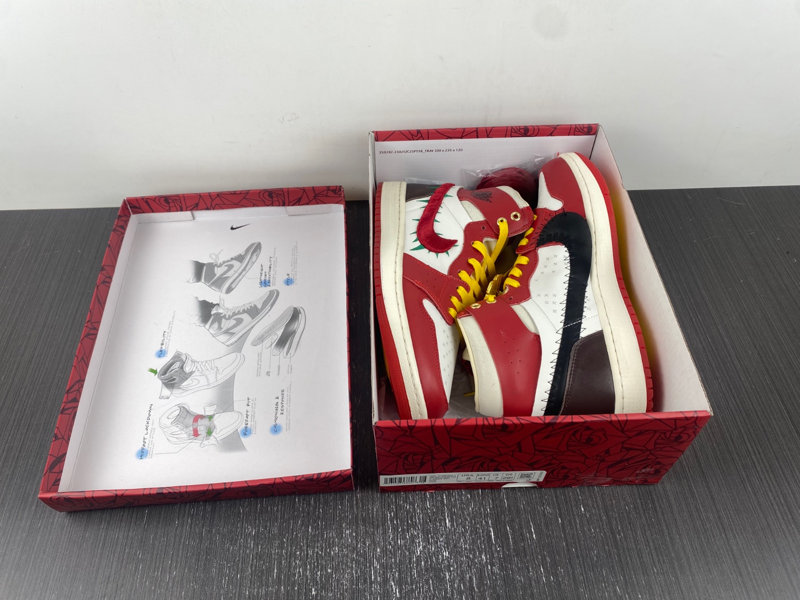 Air Jordan 1 Zoom CMFT 2 x Teyana Taylor Gym Red FJ0604-601