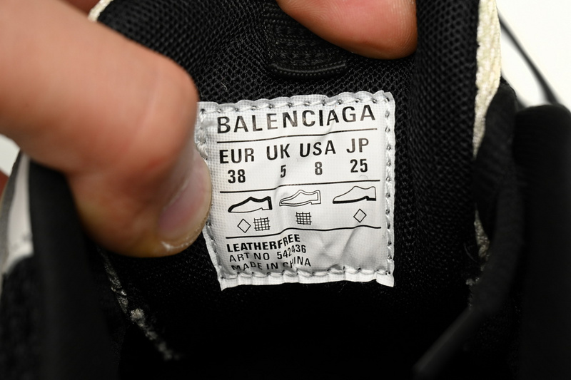 Balenciaga Tess S.Black Rice Khaki Black  542436 W3AC4 8071