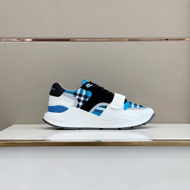Burberry Vintage Check, Leather and Mesh Sneakers