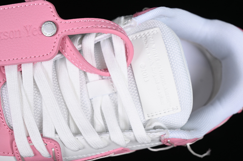 OFF-WHITE Out Of Office leather sneakers