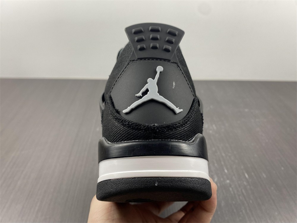 Air Jordan 4 "Black Canvas" DH7138-006