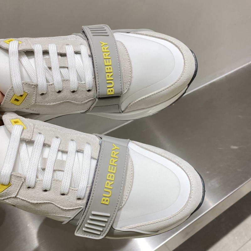 Burberry Vintage Check, Leather and Mesh Sneakers