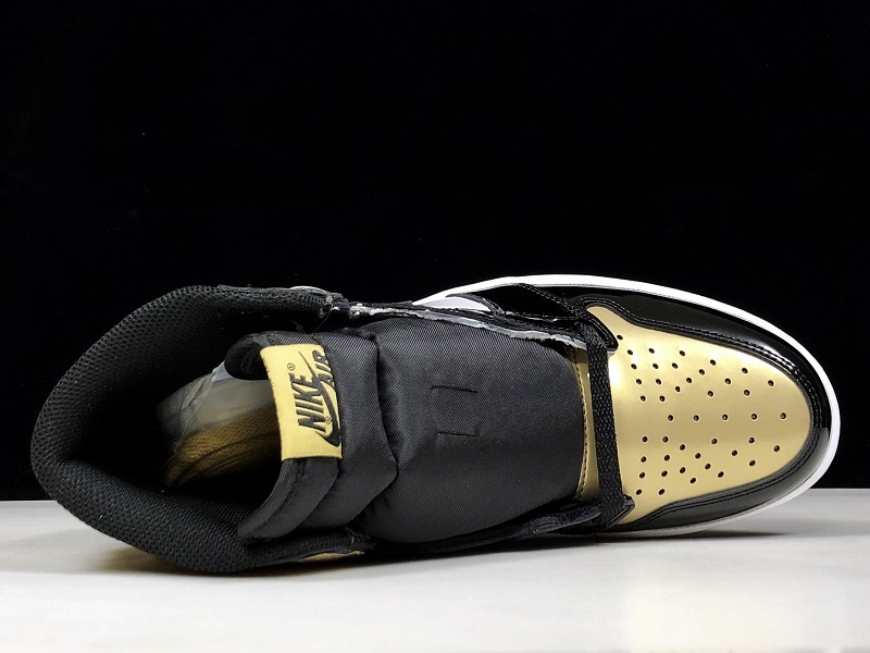Air Jordan 1 Retro High NRG Patent Gold Toe 861428-007