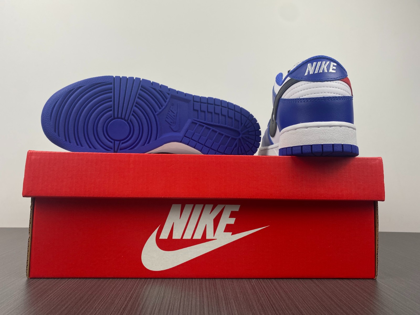 Nike Dunk Low Bright Crimson Game Royal  CW1590-104