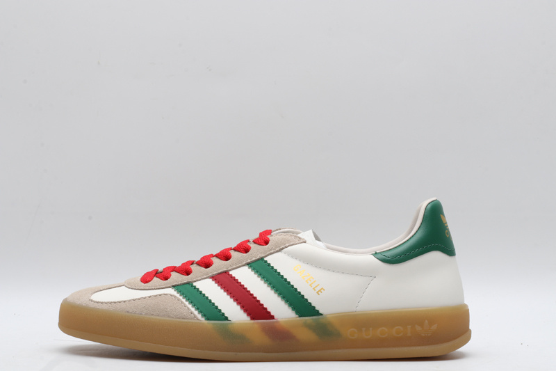 Adidas x Gucci Gazelle SneakerWhite Green Red