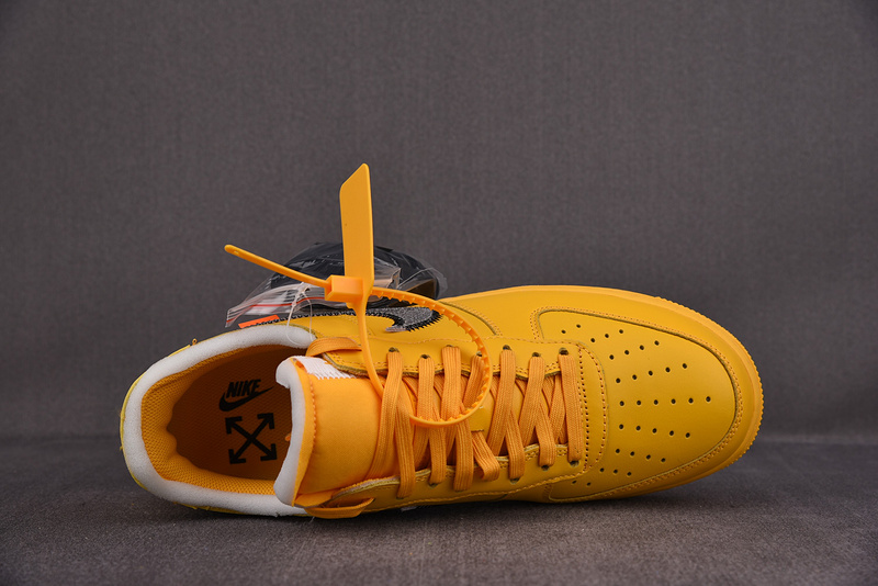 Off-White Nike Air Force 1 Yellow University Gold DD1876-700