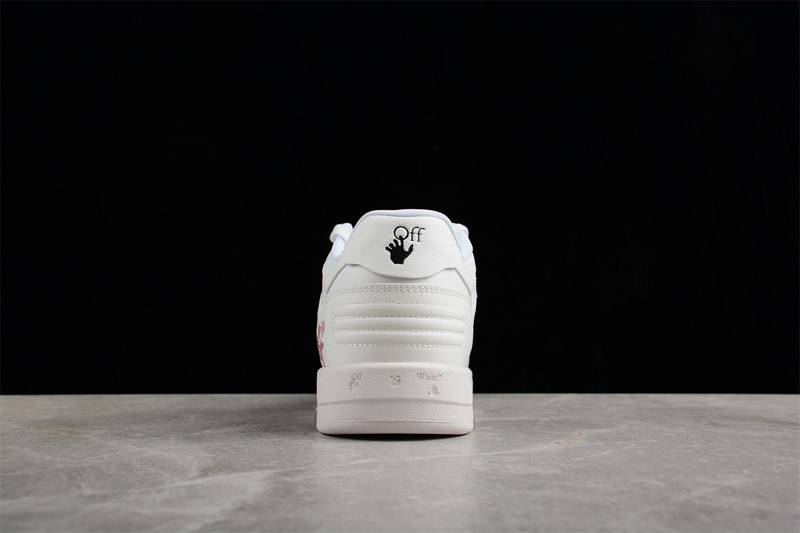 OFF-WHITE Out Of Office leather sneakers