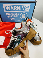 Gucc1 Journey Flashtrek Jewel Crystal Low Boot