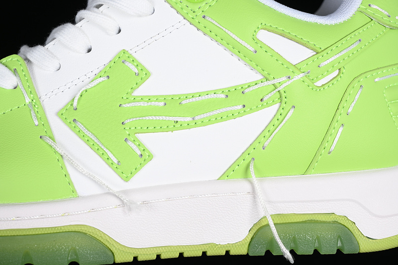 OFF-WHITE Out Of Office leather sneakers