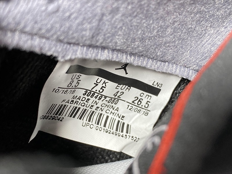 Air Jordan 4 Retro "Bred 2019 Release" 308497-060