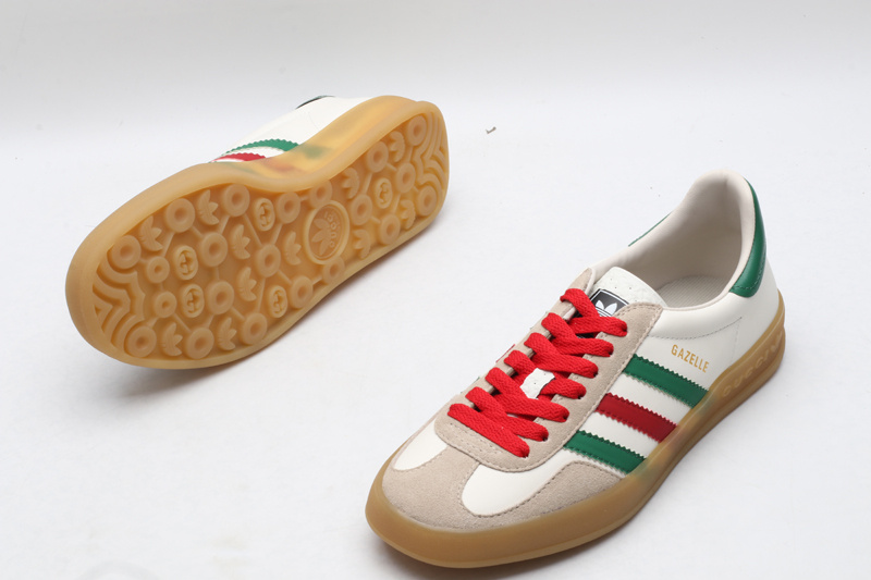 Adidas x Gucci Gazelle SneakerWhite Green Red