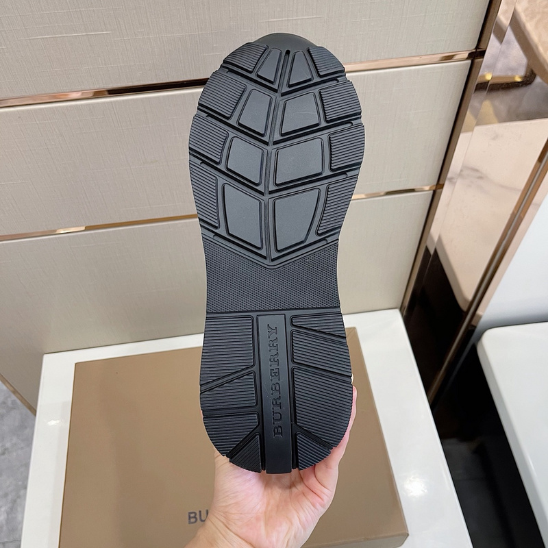 Burberry Vintage Check, Leather and Mesh Sneakers