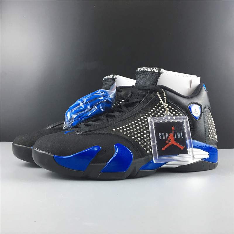 Air Jordan 14 Retro X Supre* Sp 'Black Varsity Royal' BV7630-004