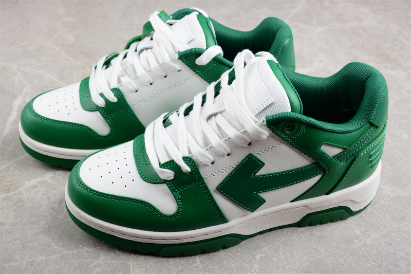 OFF-WHITE Out Of Office leather sneakers