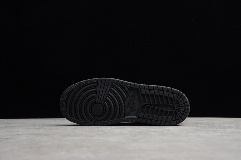 AIR JORDAN 1 BLACK WHITE GYM RED KID-555088-061