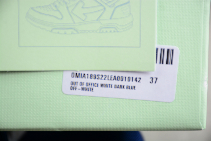 OFF-WHITE Out Of Office leather sneakers