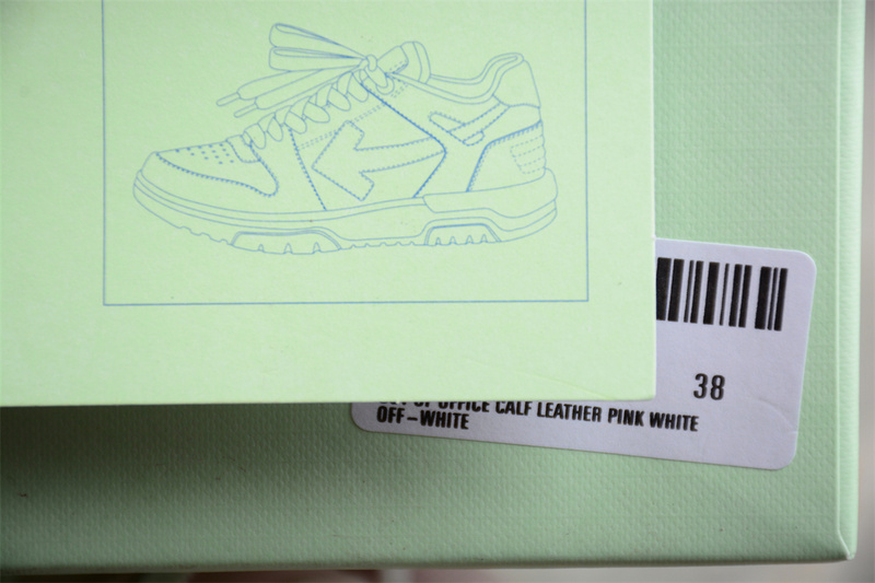 OFF-WHITE Out Of Office leather sneakers