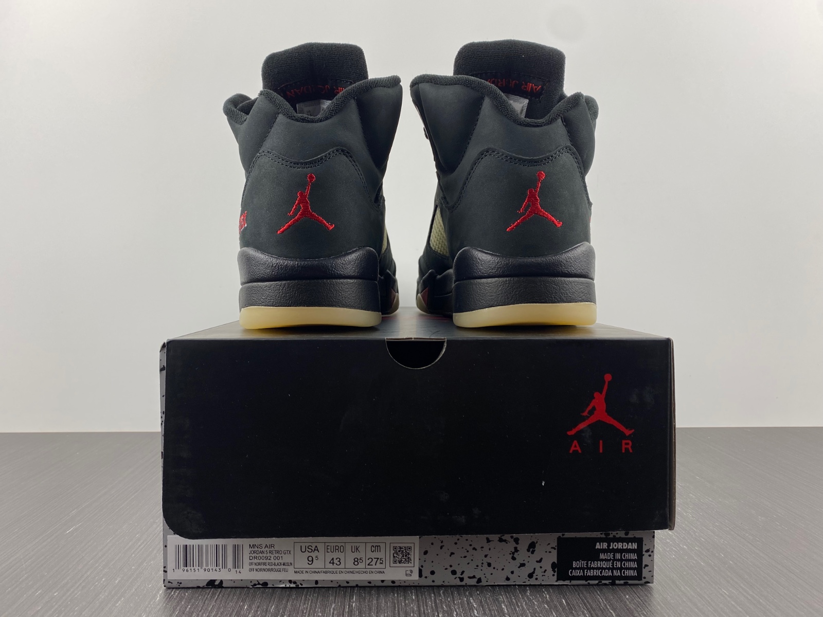 Air Jordan 5 Gore-Tex “Off Noir” DR0092-001