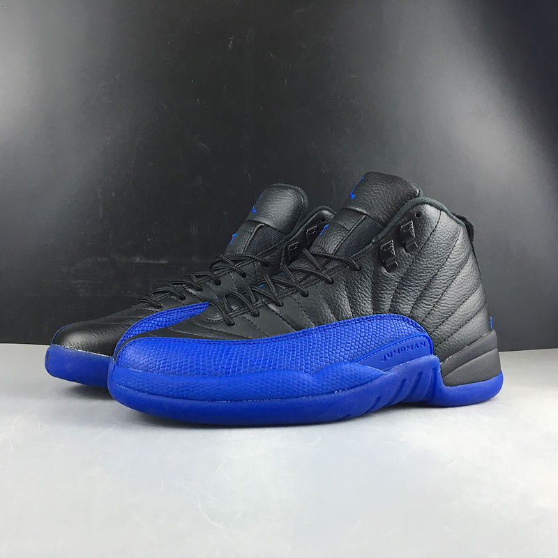 Air Jordan 12 Black Game Royal 130690-014