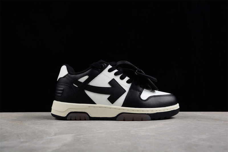 OFF-WHITE Out Of Office leather sneakers