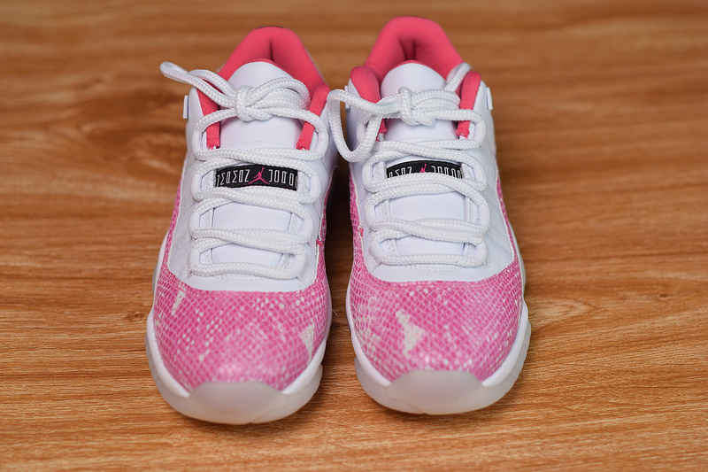 Air Jordan 11 Low White Pink Snakeskin AH7860-106