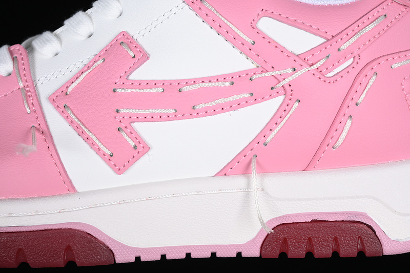 OFF-WHITE Out Of Office leather sneakers