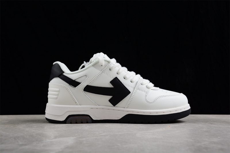 OFF-WHITE Out Of Office leather sneakers